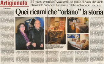 Quei ricami che olano la storia